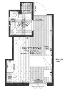 Skilled Nursing Private Floor Plan