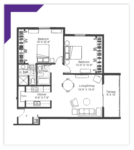 Two Bedroom - Type 6 Apartment